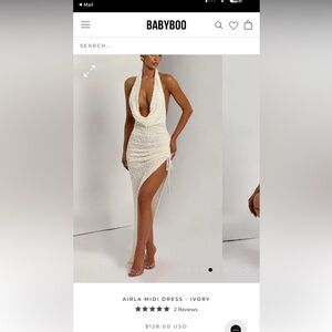 Ivory babyboo dress size S